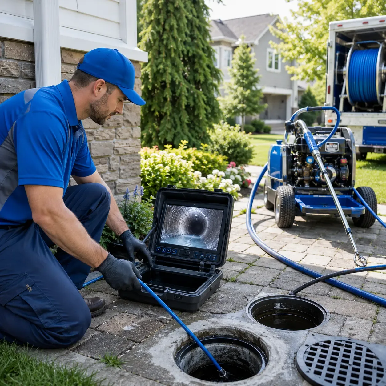 Outdoor drain cleaning professionals serving Alpine, AL